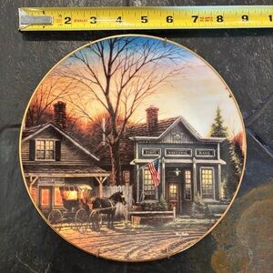 Terry Redlin 'Office Hours' Collectors Plate